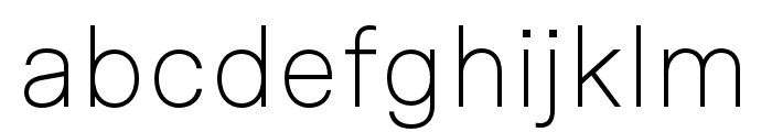 Scto Grotesk A Thin Font LOWERCASE