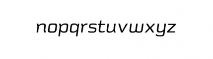 Schwager Sans Regular Italic Font LOWERCASE