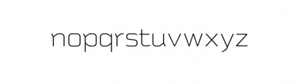 Schwager Sans Thin Font LOWERCASE