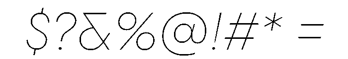 Scandia Light Italic Font OTHER CHARS