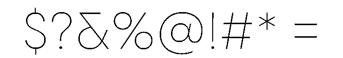 Scandia Light Font OTHER CHARS