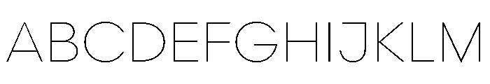 Scandia Light Font UPPERCASE
