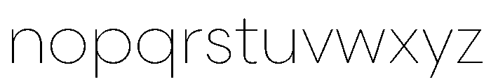 Scandia Light Font LOWERCASE