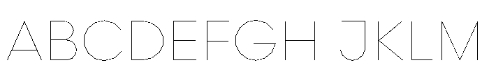 Scandia Line Light Font UPPERCASE