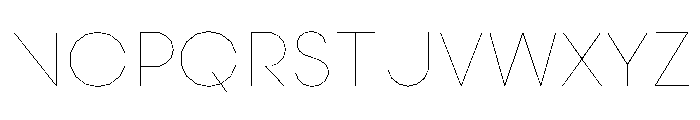Scandia Line Light Font UPPERCASE
