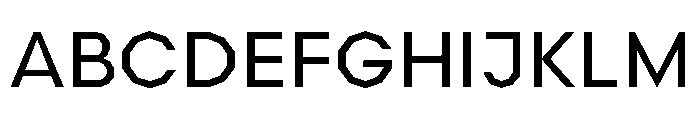 Scandia Line Medium Font UPPERCASE