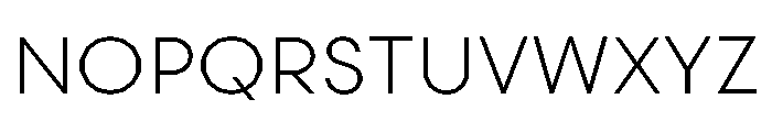 Scandia Line Regular Font UPPERCASE