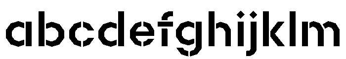 Scandia Line Stencil FONT