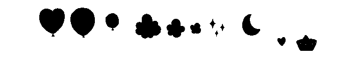 Scandiebox Extras Fill Font OTHER CHARS