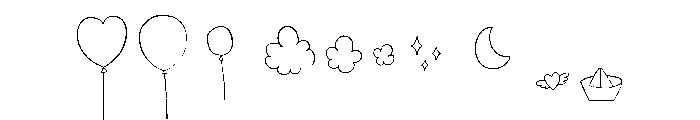 Scandiebox Extras Outline Font OTHER CHARS