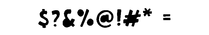Scandiebox Marker Fill Extended Font OTHER CHARS