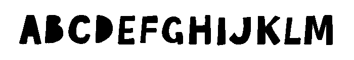 Scandiebox Marker Fill Extended Font UPPERCASE