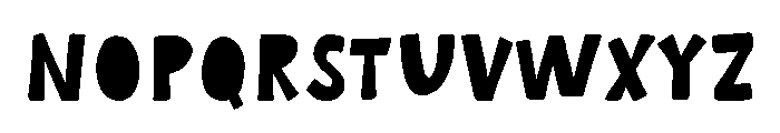 Scandiebox Marker Fill Extended Font UPPERCASE
