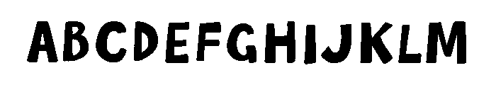 Scandiebox Marker Regular Extended Font UPPERCASE
