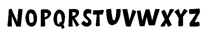 Scandiebox Marker Regular Extended Font UPPERCASE