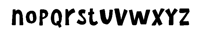 Scandiebox Marker Regular Extended Font LOWERCASE