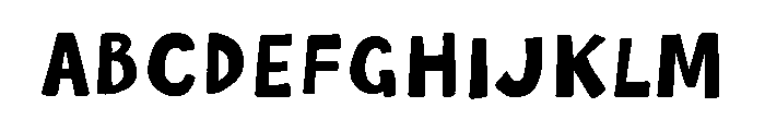 Scandiebox Marker Regular Font UPPERCASE