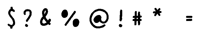 Scandiebox Pen Bold Fill Font OTHER CHARS