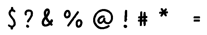 Scandiebox Pen Bold Font OTHER CHARS