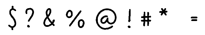 Scandiebox Pen Regular Font OTHER CHARS