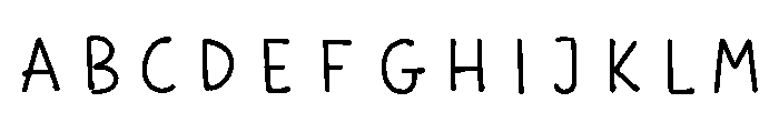 Scandiebox Pen Regular Font UPPERCASE