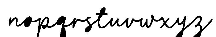 Scandiebox Script Pencil Fill Font LOWERCASE