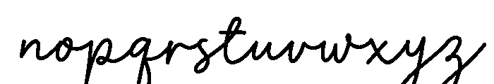 Scandiebox Script Pencil Regular Font LOWERCASE