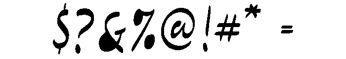 Scandiebox Script Speedball Fill Font OTHER CHARS