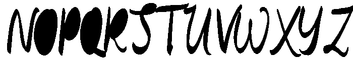 Scandiebox Script Speedball Fill Font UPPERCASE