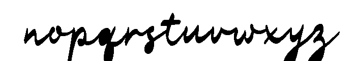 Scandiebox Script Speedball Fill Font LOWERCASE