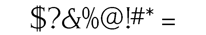 Schiller Antiqua Light Font OTHER CHARS