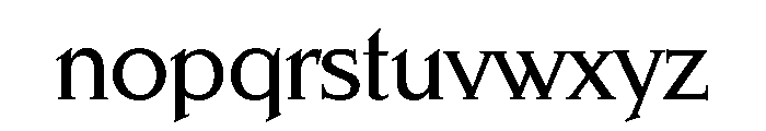Schiller Antiqua Medium Font LOWERCASE