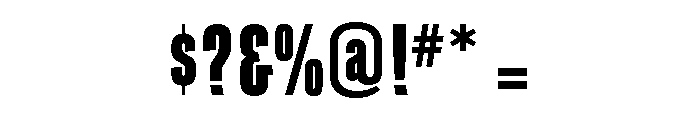 Schindler Extra Bold Font OTHER CHARS