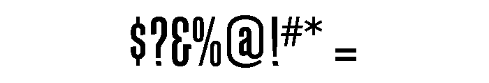 Schindler Medium Font OTHER CHARS