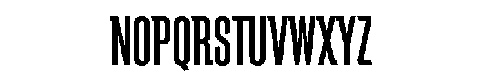 Schindler Medium Font UPPERCASE