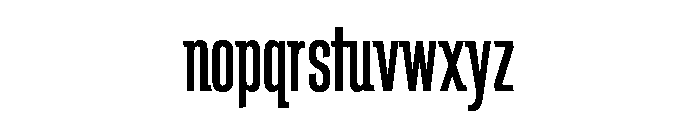 Schindler Medium Font LOWERCASE