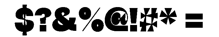 Schizotype Grotesk Black Font OTHER CHARS