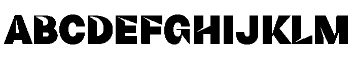 Schizotype Grotesk Black Font UPPERCASE