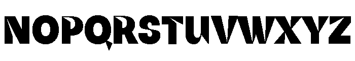 Schizotype Grotesk Black Font UPPERCASE