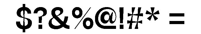 Schizotype Grotesk Bold Font OTHER CHARS