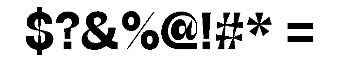 Schizotype Grotesk Extra Bold Font OTHER CHARS