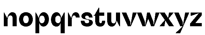 Schizotype Grotesk Extra Bold Font LOWERCASE