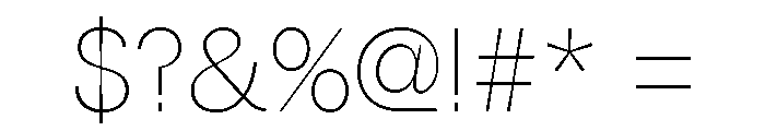 Schizotype Grotesk Extra Light Font OTHER CHARS