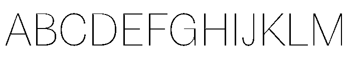 Schizotype Grotesk Extra Light Font UPPERCASE