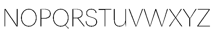 Schizotype Grotesk Extra Light Font UPPERCASE
