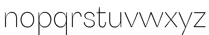 Schizotype Grotesk Extra Light Font LOWERCASE