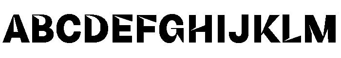 Schizotype Grotesk Heavy Font UPPERCASE