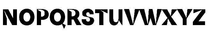 Schizotype Grotesk Heavy Font UPPERCASE