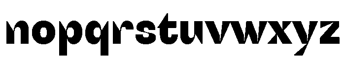 Schizotype Grotesk Heavy Font LOWERCASE