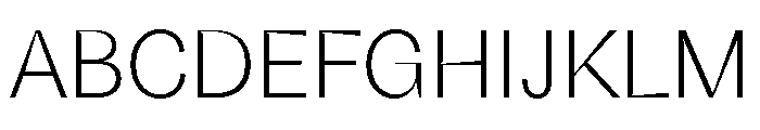 Schizotype Grotesk Light Font UPPERCASE